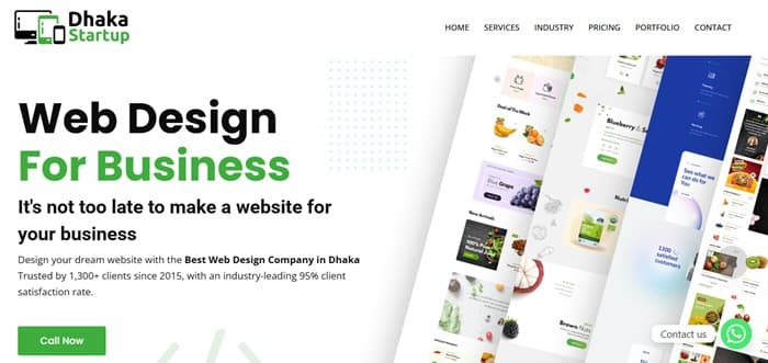 Dhaka Startup project screenshot